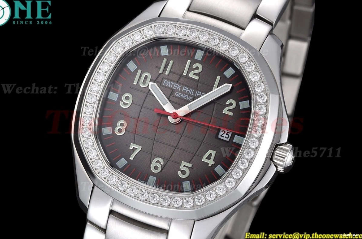 Grey Aquanaut 40mm Dial GDF SS MY8215 SS Gradient 5167 Dia 1229
